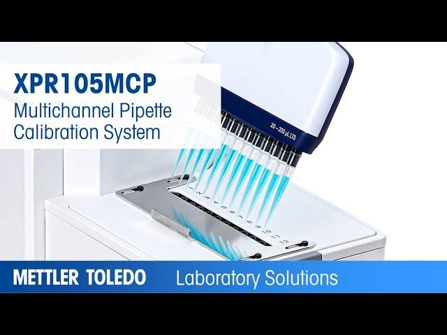 Multichannel Pipette Calibration System from METTLER TOLEDO