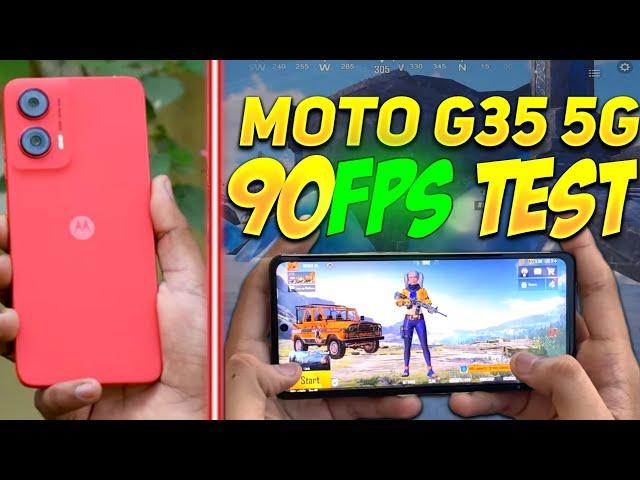 MOTO G35 5G BGMI 90 FPS TEST  | MOTO G35 5G PUBG 90 FPS TEST | MOTO G35 GAMING REVIEW