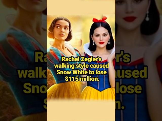 Rachel Zegler's walking style caused Snow White to lose $115 million. #celebrity #RachelZegler