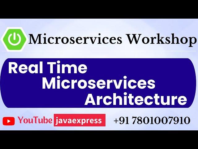 Microservices Real Time Architecture | Workshop @JavaExpress