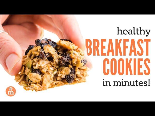 Healthy Breakfast Cookies in Minutes!