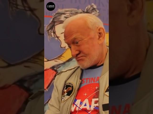 Buzz Aldrin - Did the moon landing actually happen?  | #shorts #daily_life_quotes