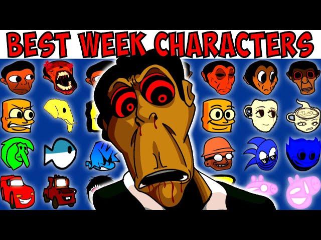 ALL BEST WEEK CHARACTERS TEST | FNF Character Test | Gameplay VS Playground