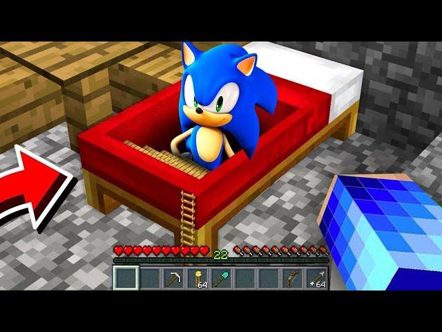 JAK ŁÓŻKO SONIC ...? W MINECRAFT ! GPLAY & LAKI