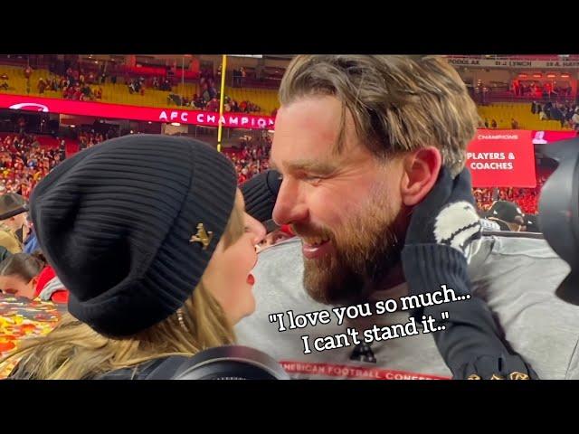 FULL CONVERSATION Between Taylor Swift and Travis Kelce at AFC Championship... (Part 2)