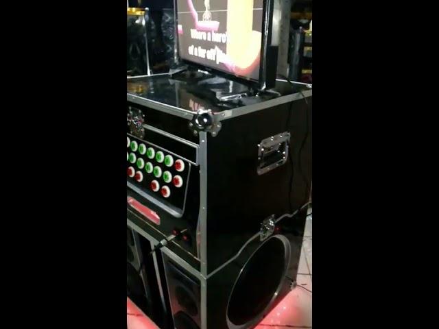 Demo of 12x2 Flight Case Videoke with LED Strip Light - Berklyn Electronics Quiapo Manila