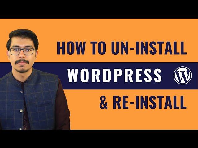 How to Uninstall and Reinstall WordPress from cPanel (May 2022) - Install WordPress cPanel 2022