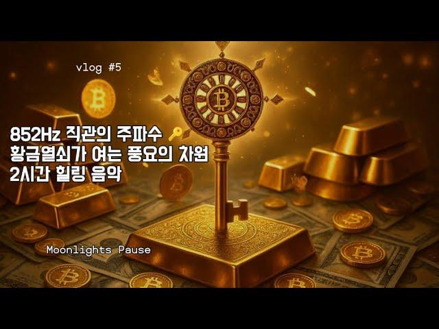 직관의 주파수 852Hz   황금열쇠가 여는 풍요의 차원 | 2시간 힐링 음악