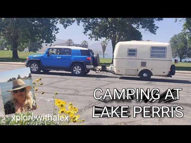 Camping  At Lake Perris, CA.