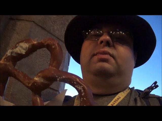 Germany Pavilion Giant Pretzel Food Review Epcot Disney