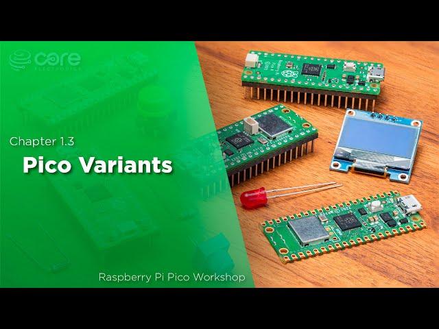 Raspberry Pi Pico Variants | Raspberry Pi Pico Workshop: Chapter 1.3