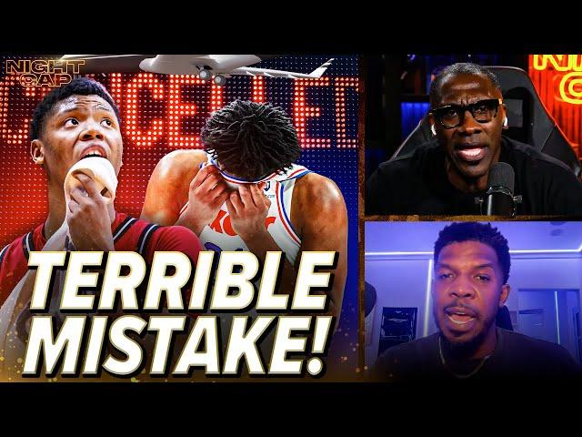 Unc & Iso Joe REACT to Ace Bailey CANCELING on the Sixers: Why this is a MISTAKE! | Nightcap