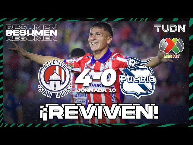 HIGHLIGHTS | Atlético de San Luis 4-0 Puebla  | CL2024 - Liga Mx J10 | TUDN