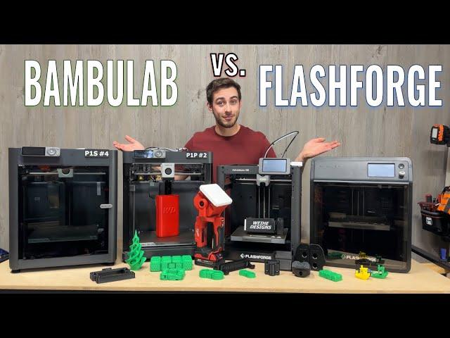 Starting a 3D Print Farm? Is the Flashforge Adventurer 5M Better than the Bambu lab P1P!?