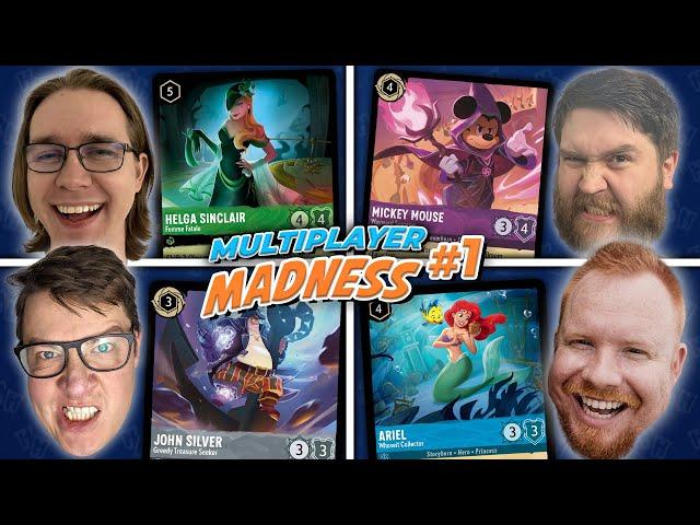 Pirates, Brooms, Items...and Helga?!? || Disney Lorcana Multiplayer Madness GAMEPLAY