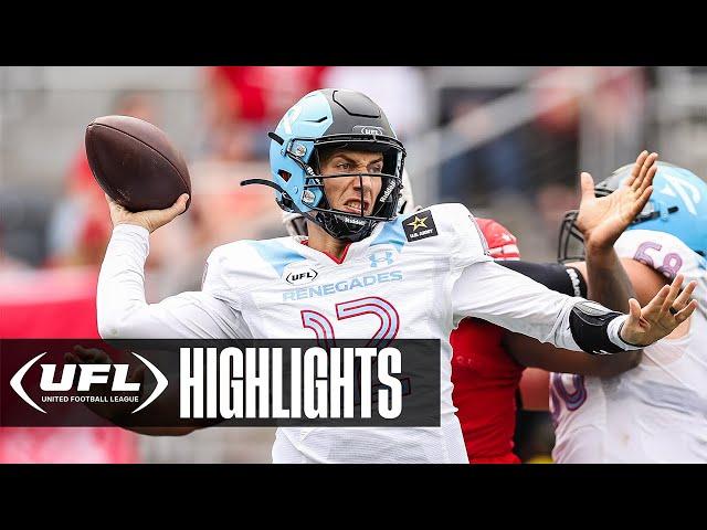 Arlington Renegades QB Luis Perez's TOP PLAYS of the 2024 Season | UFL Highlights