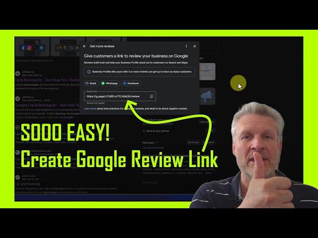 EASY! How To Setup A Google Review Link for Your Business