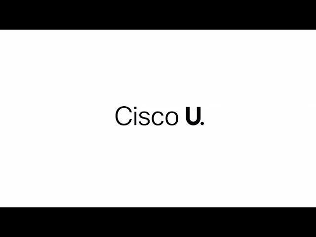 Cisco U. Tech learning, shaped to you.