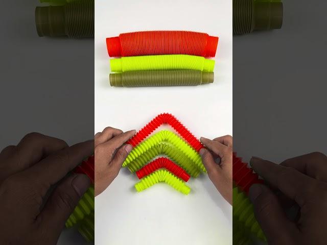 Creating ASMR Relaxing POP Tube #diy #satisfyingvideos #relaxing  #oddasmr #asmrsound #poptubesounds