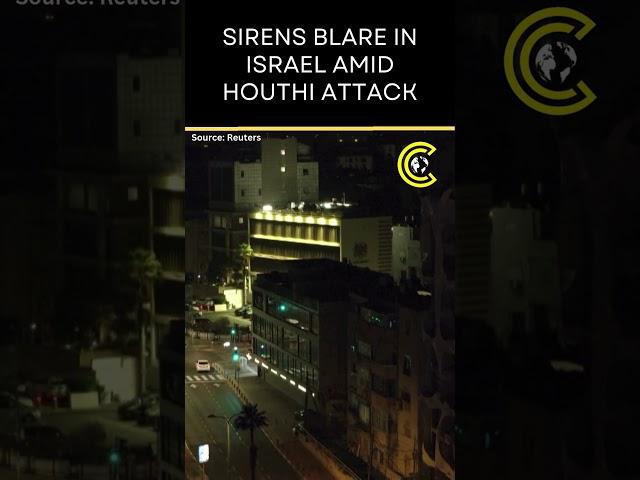 #WATCH | Sirens heard throughout Tel Aviv | Yemen Missile Intercepted  | CLRCUT