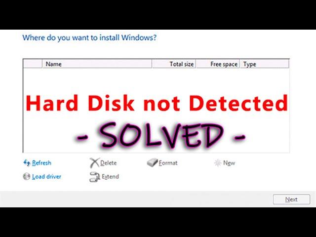 HDD NOT SHOWING IN WINDOWS 10 & 11 INSTALLATION ON INTEL 11th, 12th and 13th GEN - SOLVED