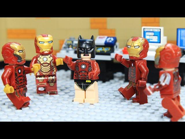 Lego IRON MAN's ARMOR was Stolen by BATMAN