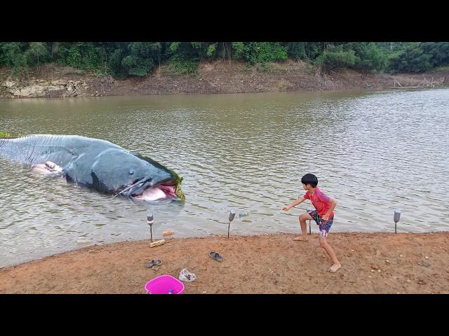 The orphan boy's ultimate fishing moment Dương