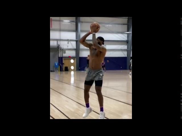 Lebron James's shooting looks good in today's practice