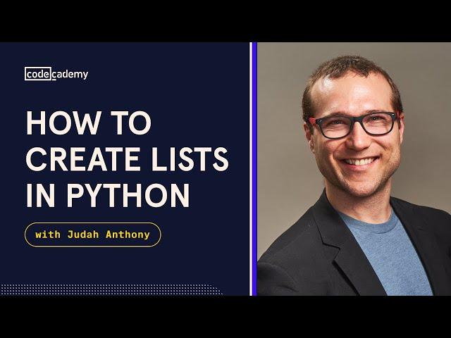 Beginner Python Project Tutorial: Creating Lists