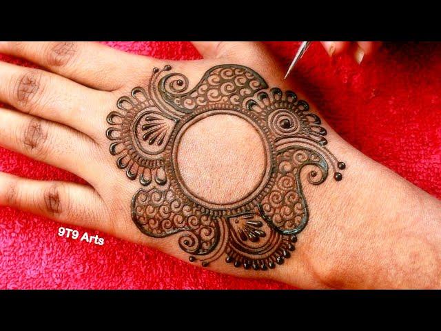 Very beautiful stylish front hand mehandi ka design | easy mehendi design | Simple wedding #mehndi