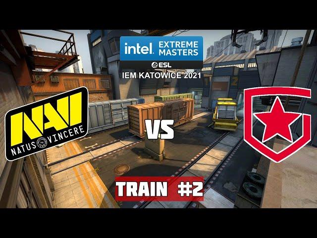 1/4 Финал. NAVI vs GAMBIT. Map-2 Train. IEM Katowice 2021