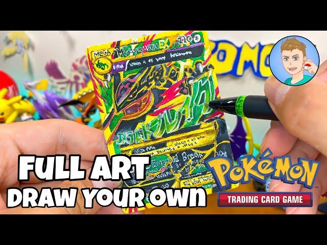 How to Draw Your Own FULL ART Pokémon Cards!