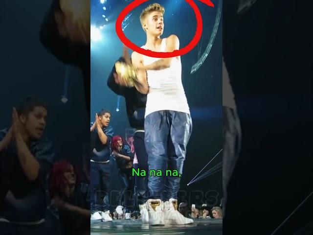 Justin Bieber's dance to the song 'Boyfriend' seen from the front row
