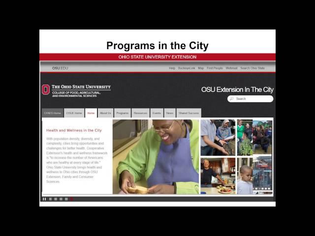 Ohio State University  OSU in the City