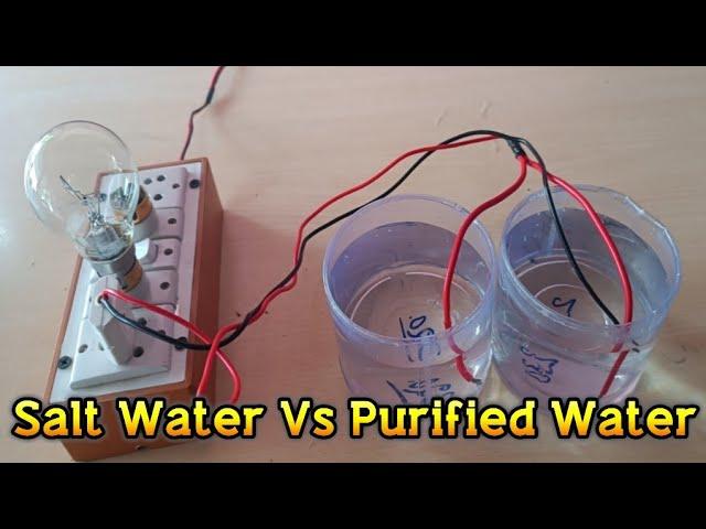 Electrical Conductivity Test With Salt Water @Maheshelectricks