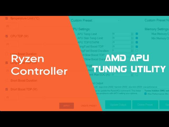 Ryzen Controller vs AATU | Hardware Resource Usage