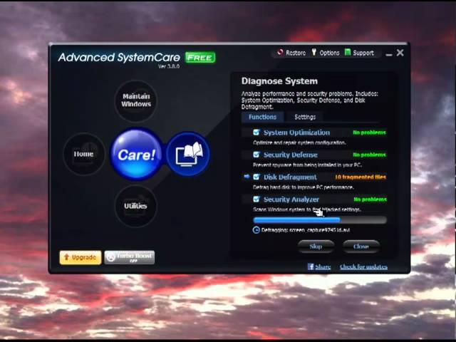 Advanced System Care tutorial by Majorgeeks.com