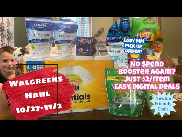 WALGREENS HAUL 10/27-11/2 | NEWBIE FRIENDLY DEALS | JUST $2/ITEM + ONLINE MM DEAL