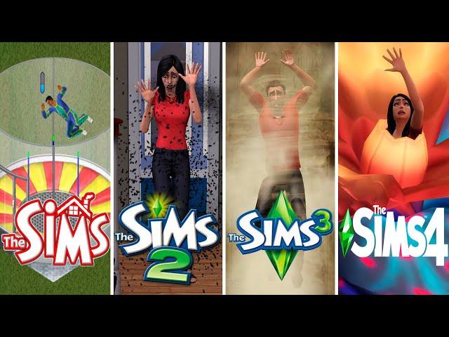  Sims 1 - Sims 2 - Sims 3 - Sims 4 : Unique Deaths - Evolution