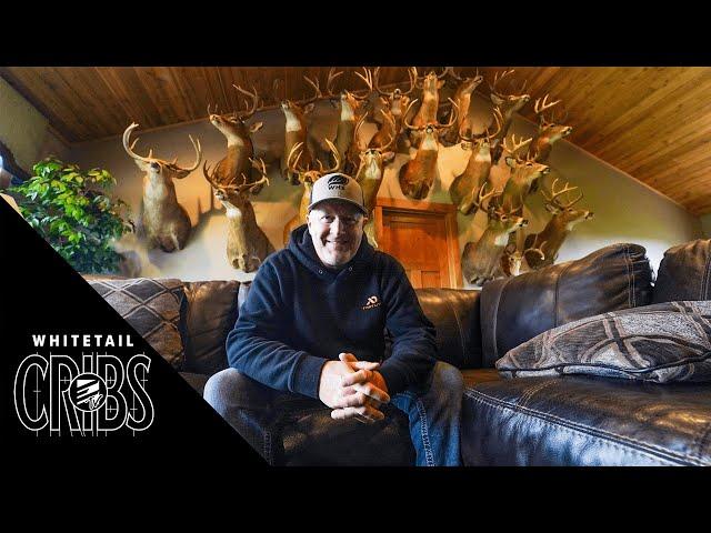 Jeff Sturgis' Lifetime of Hunting in ONE AMAZING Trophy Room!  New Barndominuim #WhitetailCribs