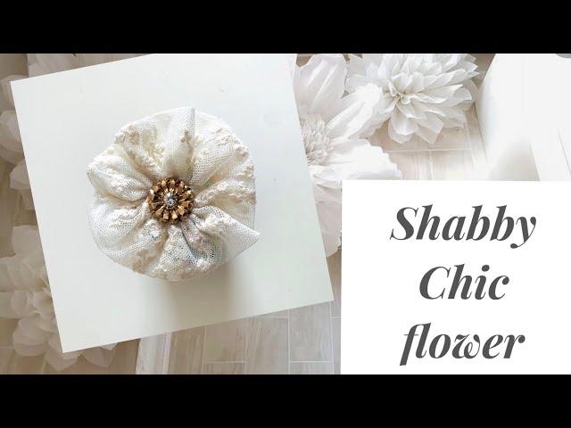 Shabby Chic Flower/Hair Bow