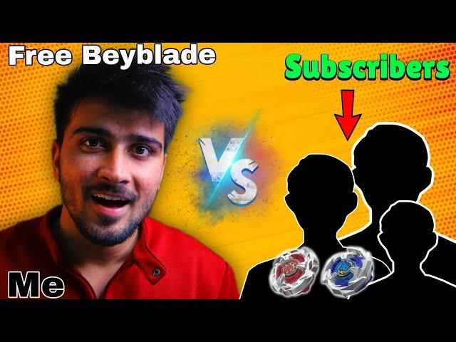 Ib By Sunil Vs 3 Noob Beyblader Battle | If They Win I Give Free Beyblade