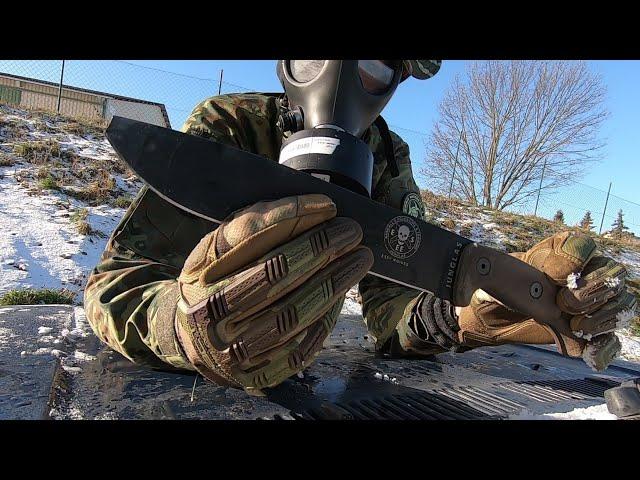 ESEE JUNGLAS - KNIFE DESTRUCTION TEST - UNTIL IT BREAKS -ESEE KNIFE FAIL -TIP FAIL -EPIC KNIFE VIDEO