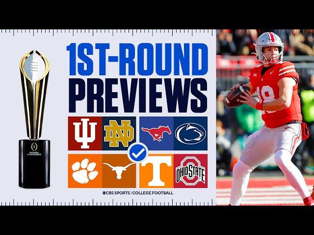 Previewing EVERY College Football Playoff first-round game