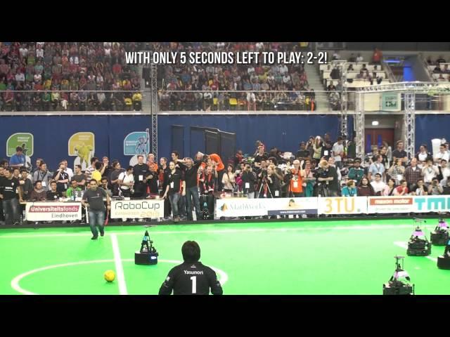 RoboCup 2013 - MSL Soccer Final: Tech United Eindhoven (The Netherlands) vs Water (China)