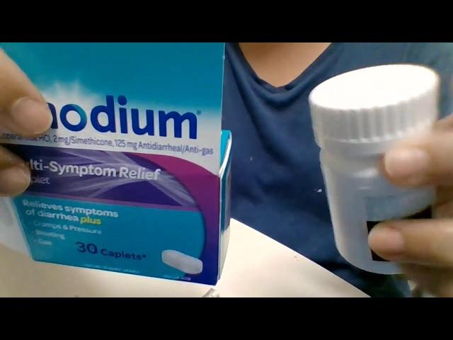 Imodium Multi-Symptom Relief Relieves Symptoms of Diarrhea Cramps Pressure Bloating Gas 30 Caplets