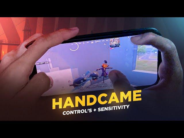 HANDCAM + CONTROL AND SENSITIVITY  4 FINGER CLAW + GYROSCOPE | BGMI