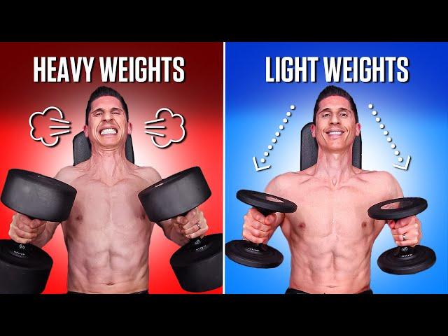 Heavy vs Light Weights for Muscle Growth (WHICH WORKS BETTER)