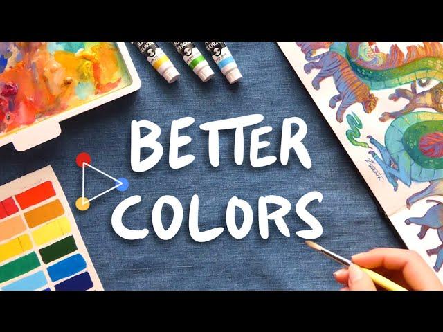 This video will improve the colors in your art & paintings. (really)