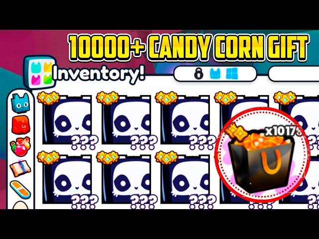 ОТКРЫЛ 10000 CANDY CORN GIFT В PET SIMULATOR 99 В РОБЛОКС! ROBLOX